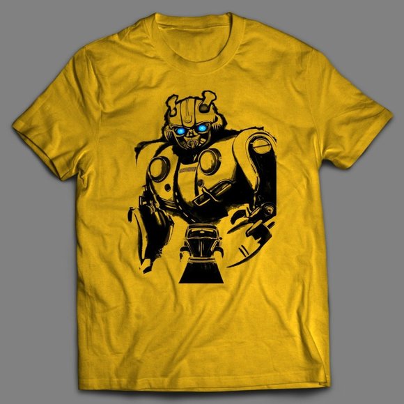TRANSFORMERS BUMBLE BEE MOVIE SPLASH ART **Shirt * - Picture 1 of 1